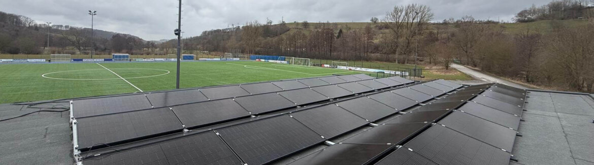 Sportpark Aftetal wird nachhaltig mit Solaranlage ausgestattet
