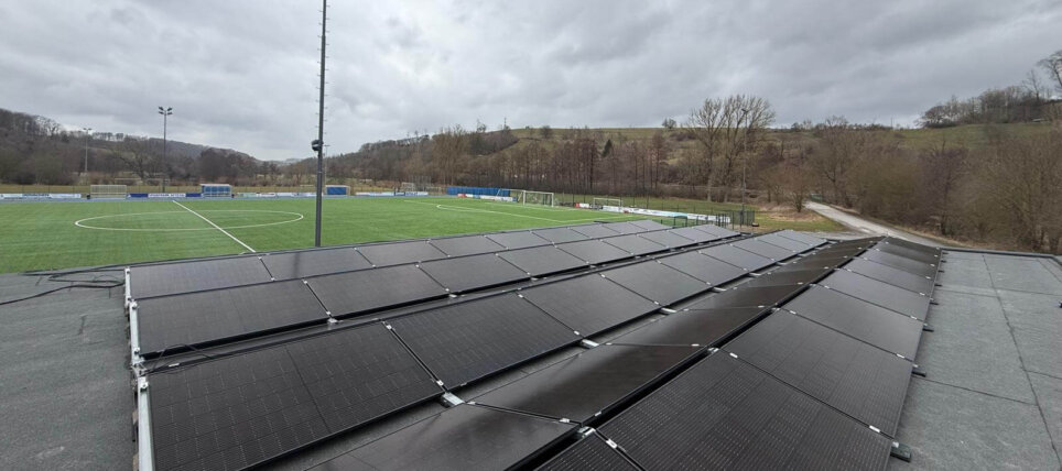 Sportpark Aftetal wird nachhaltig mit Solaranlage ausgestattet